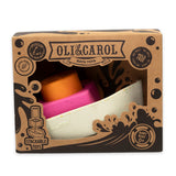 Upcycled Boat Orange Bath Toy