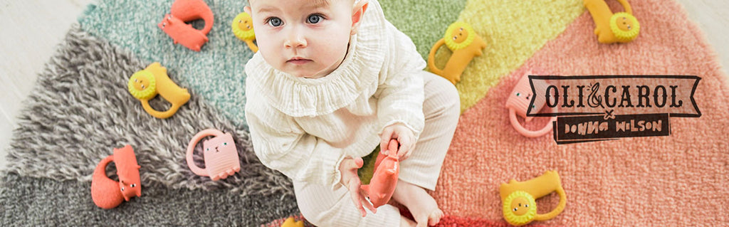 Natural rubber toys for babies. USA Shop - Oli&Carol – Oli & Carol US