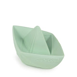 Origami Boat Mint Bath Toy