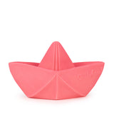 Origami Boat Pink Bath Toy