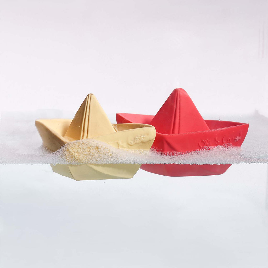 Origami Boat Vanilla Bath Toy