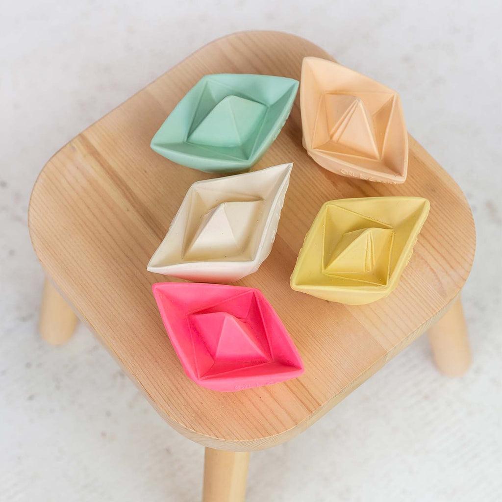 Origami Boat Vanilla Bath Toy