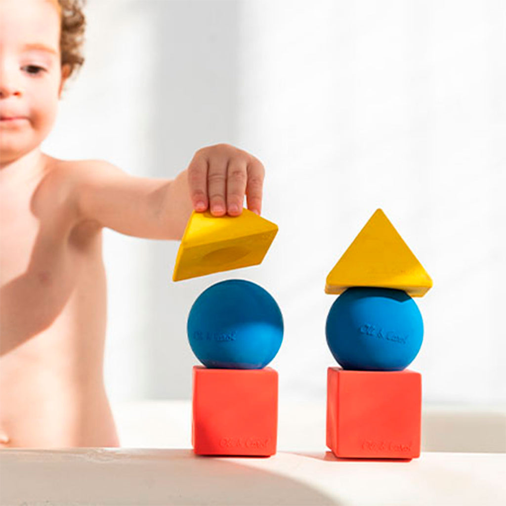 Floating Blocks Basic Colors Baby Teether – Oli & Carol US