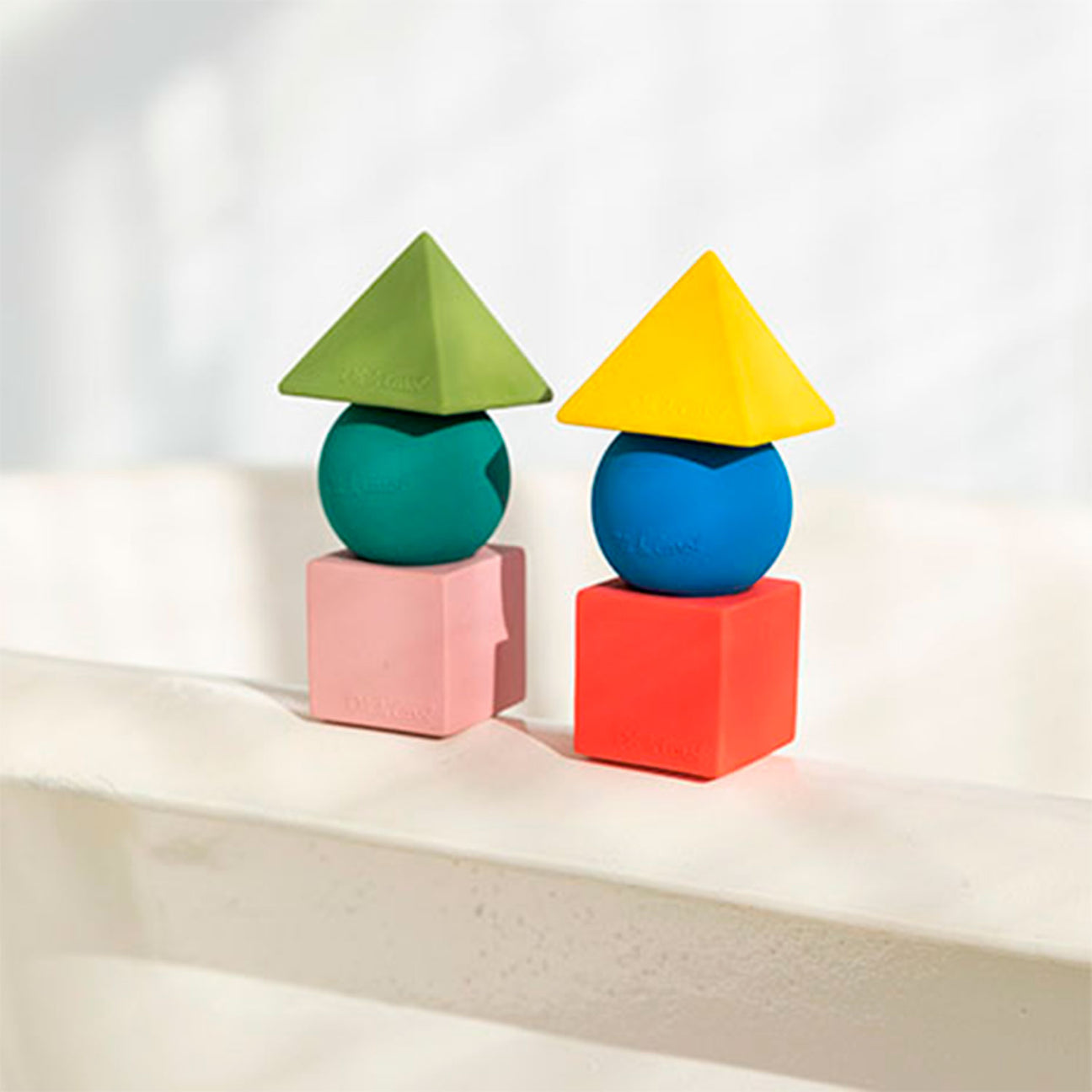 Floating Blocks Basic Colors Baby Teether – Oli&Carol US