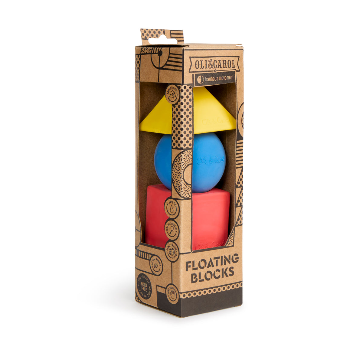 Bauhaus Floating Blocks, Primary Colors – Oli & Carol US
