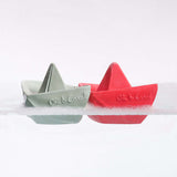 Origami Boat Pink Bath Toy