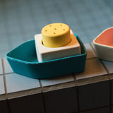 Upcycled Boat Yellow Bath Toy