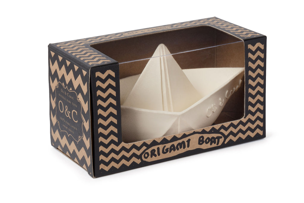 Origami Boat, White